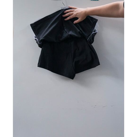 UNIF Women's Size XS Black White Track Skort Mini A Line Athletic Lined - Picture 6 of 9